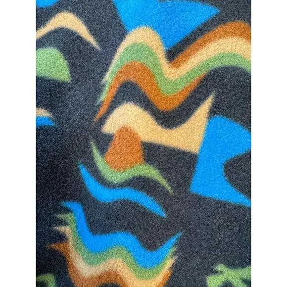 Patagonia Synchilla Arctic Collage Northern Green Fleece Pullover M - Picture 14 of 15